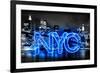 Neon New York City BB-Hailey Carr-Framed Art Print