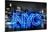 Neon New York City BB-Hailey Carr-Mounted Art Print