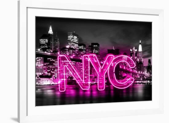 Neon New York City PB-Hailey Carr-Framed Art Print