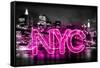 Neon New York City PB-Hailey Carr-Framed Stretched Canvas