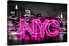 Neon New York City PB-Hailey Carr-Stretched Canvas