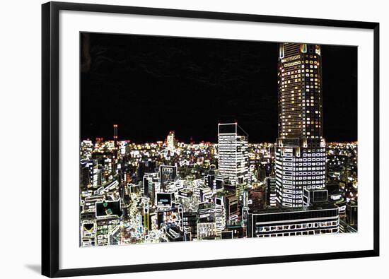 Neon Nights I-Tony Koukos-Framed Giclee Print