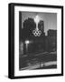 Neon Olympic Symbol in Melbourne-John Dominis-Framed Photographic Print