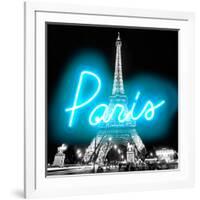 Neon Paris AB-Hailey Carr-Framed Art Print
