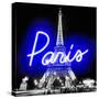 Neon Paris BB-Hailey Carr-Stretched Canvas