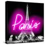 Neon Paris PB-Hailey Carr-Stretched Canvas