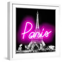 Neon Paris PB-Hailey Carr-Framed Art Print