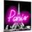 Neon Paris PB-Hailey Carr-Mounted Art Print