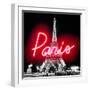 Neon Paris RB-Hailey Carr-Framed Art Print
