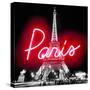 Neon Paris RB-Hailey Carr-Stretched Canvas