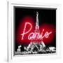 Neon Paris RB-Hailey Carr-Framed Art Print