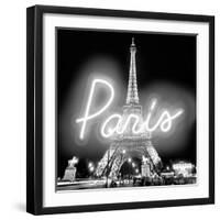 Neon Paris WB-Hailey Carr-Framed Art Print