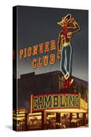 Neon, Pioneer Club, Las Vegas, Nevada-null-Stretched Canvas