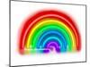 Neon Rainbow W-Hailey Carr-Mounted Art Print