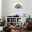 Neon Rainbow W-Hailey Carr-Art Print displayed on a wall
