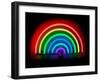 Neon Rainbow-Hailey Carr-Framed Art Print