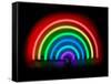 Neon Rainbow-Hailey Carr-Framed Stretched Canvas