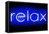 Neon Relax BB-Hailey Carr-Framed Stretched Canvas