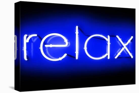 Neon Relax BB-Hailey Carr-Stretched Canvas