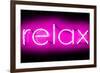 Neon Relax PB-Hailey Carr-Framed Art Print