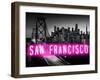 Neon San Francisco PB-Hailey Carr-Framed Art Print
