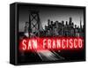 Neon San Francisco RB-Hailey Carr-Framed Stretched Canvas