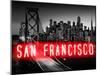 Neon San Francisco RB-Hailey Carr-Mounted Art Print