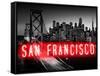 Neon San Francisco RB-Hailey Carr-Framed Stretched Canvas