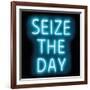 Neon Seize The Day AB-Hailey Carr-Framed Art Print