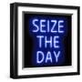 Neon Seize The Day BB-Hailey Carr-Framed Art Print