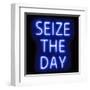 Neon Seize The Day BB-Hailey Carr-Framed Art Print