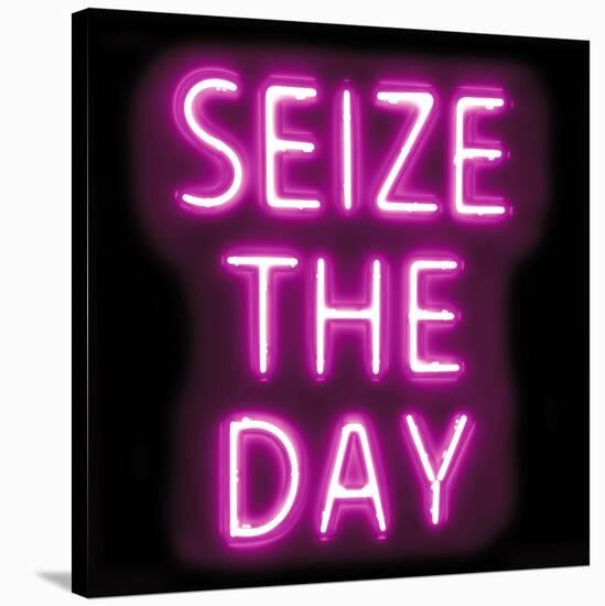 Neon Seize The Day PB-Hailey Carr-Stretched Canvas