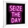 Neon Seize The Day PB-Hailey Carr-Framed Art Print