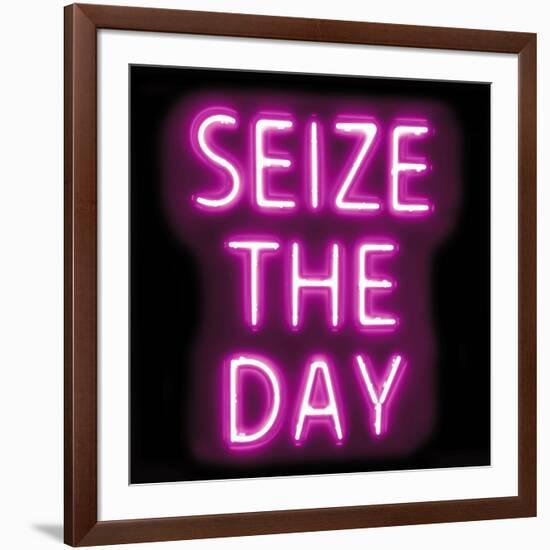 Neon Seize The Day PB-Hailey Carr-Framed Art Print