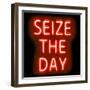 Neon Seize The Day RB-Hailey Carr-Framed Art Print