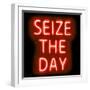 Neon Seize The Day RB-Hailey Carr-Framed Art Print