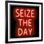 Neon Seize The Day RB-Hailey Carr-Framed Art Print