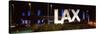 Neon Sign at an Airport, Lax Airport, City of Los Angeles, Los Angeles County, California, USA-null-Stretched Canvas