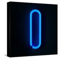 Neon Sign Letter I-badboo-Stretched Canvas