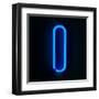 Neon Sign Letter I-badboo-Framed Art Print