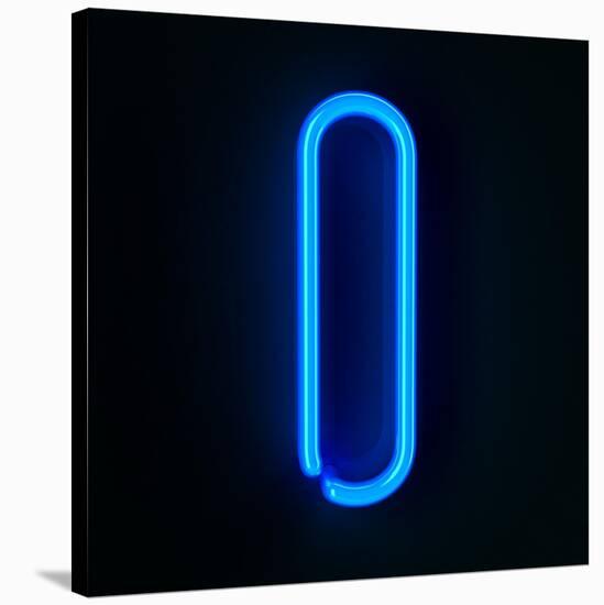 Neon Sign Letter I-badboo-Stretched Canvas