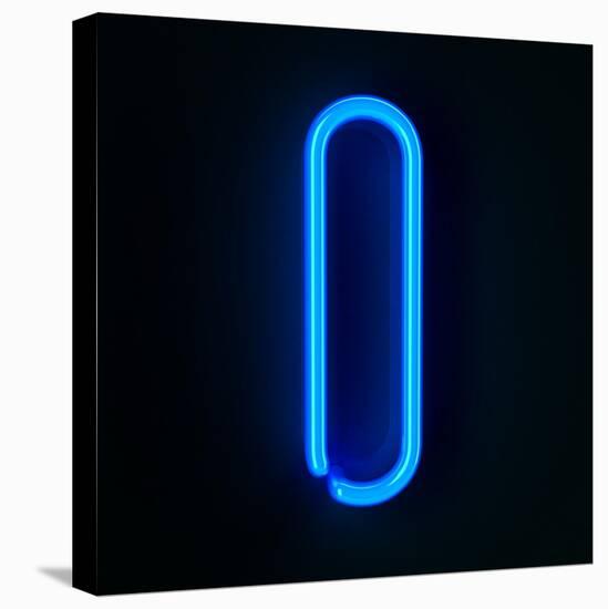 Neon Sign Letter I-badboo-Stretched Canvas