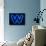 Neon Sign Letter W-badboo-Art Print displayed on a wall