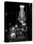 Neon sign lit up at night, B. B. King's Blues Club, Memphis, Shelby County, Tennessee, USA-null-Stretched Canvas