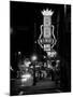 Neon sign lit up at night, B. B. King's Blues Club, Memphis, Shelby County, Tennessee, USA-null-Mounted Photographic Print