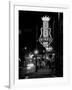 Neon sign lit up at night, B. B. King's Blues Club, Memphis, Shelby County, Tennessee, USA-null-Framed Photographic Print