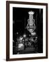Neon sign lit up at night, B. B. King's Blues Club, Memphis, Shelby County, Tennessee, USA-null-Framed Photographic Print