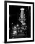 Neon sign lit up at night, B. B. King's Blues Club, Memphis, Shelby County, Tennessee, USA-null-Framed Photographic Print