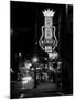 Neon sign lit up at night, B. B. King's Blues Club, Memphis, Shelby County, Tennessee, USA-null-Mounted Photographic Print