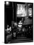 Neon sign lit up at night in a city, Rum Boogie Cafe, Beale Street, Memphis, Shelby County, Tenn...-null-Stretched Canvas